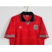 England 1990 World Cup Away Red Soccer Jersey